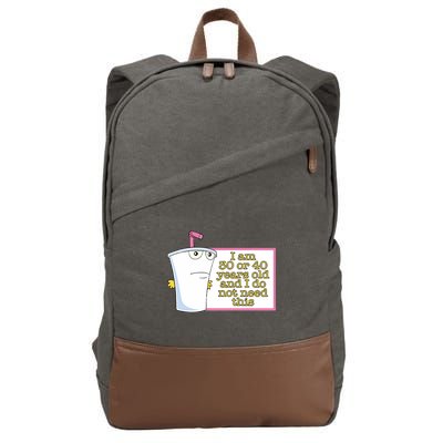 I Am 30 Or 40 Years Old And I Do Not Need This Cotton Canvas Backpack