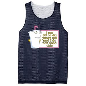 I Am 30 Or 40 Years Old And I Do Not Need This Mesh Reversible Basketball Jersey Tank