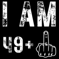I Am 49 Plus Middle Finger 50th Birthday City Backpack