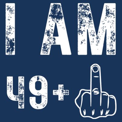 I Am 49 Plus Middle Finger 50th Birthday T-Shirt