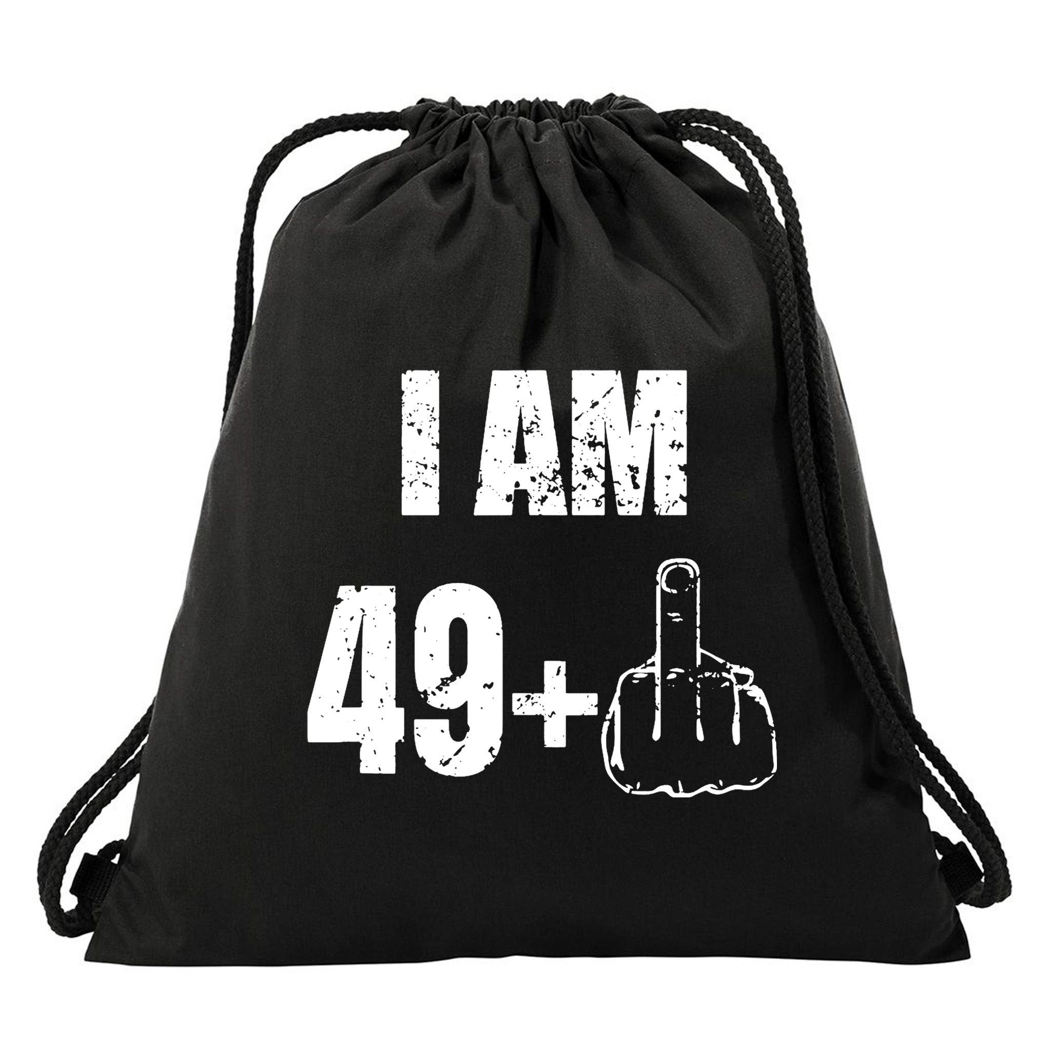 I Am 50 49 Plus One Funny 50th Birthday 1967 Drawstring Bag