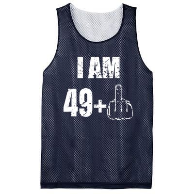 I Am 50 49 Plus One Funny 50th Birthday 1967 Mesh Reversible Basketball Jersey Tank