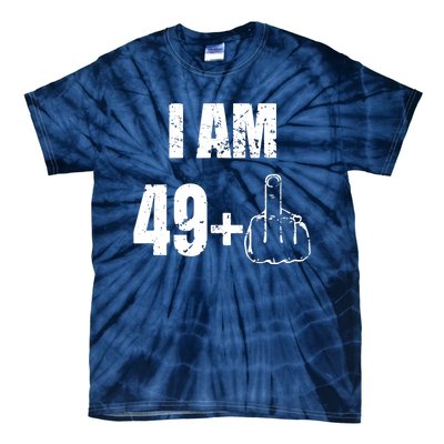 I Am 50 49 Plus One Funny 50th Birthday 1967 Tie-Dye T-Shirt