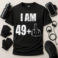 I Am 50 49 Plus One Cooling Performance Crew T-Shirt