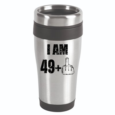 I Am 50 49 Plus One 16oz Travel Tumbler