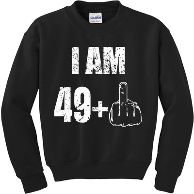I Am 50 49 Plus One Kids Sweatshirt