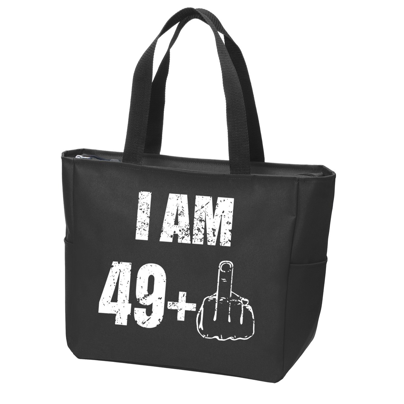 I Am 50 49 Plus One Zip Tote Bag