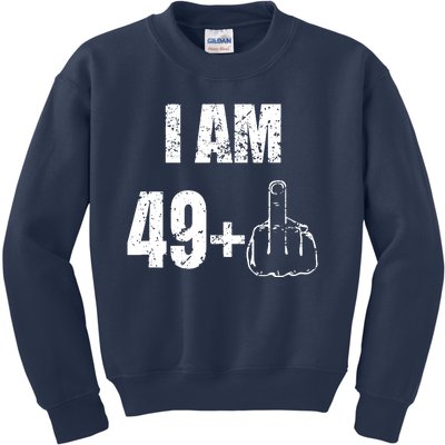 I Am 50 49 Plus One Kids Sweatshirt