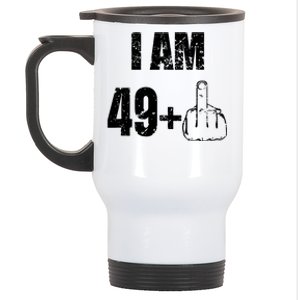 I Am 50 49 Plus One Stainless Steel Travel Mug