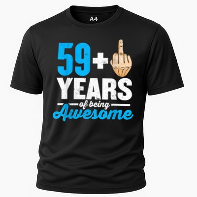 I am 59 plus 1 middle finger for a 60th Birthday Performance Shirt