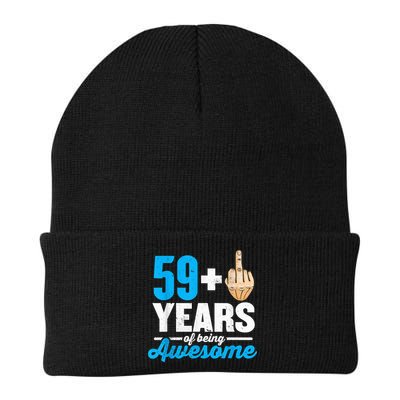 I am 59 plus 1 middle finger for a 60th Birthday Beanie