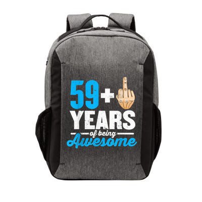 I am 59 plus 1 middle finger for a 60th Birthday Vector Backpack