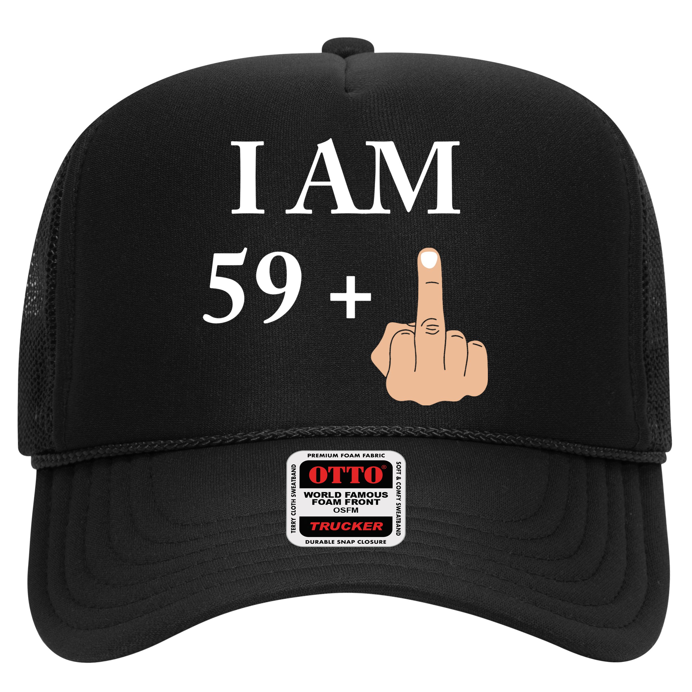 I Am 59 Plus 1 Funny 60th Birthday 1958 1959 Hat
