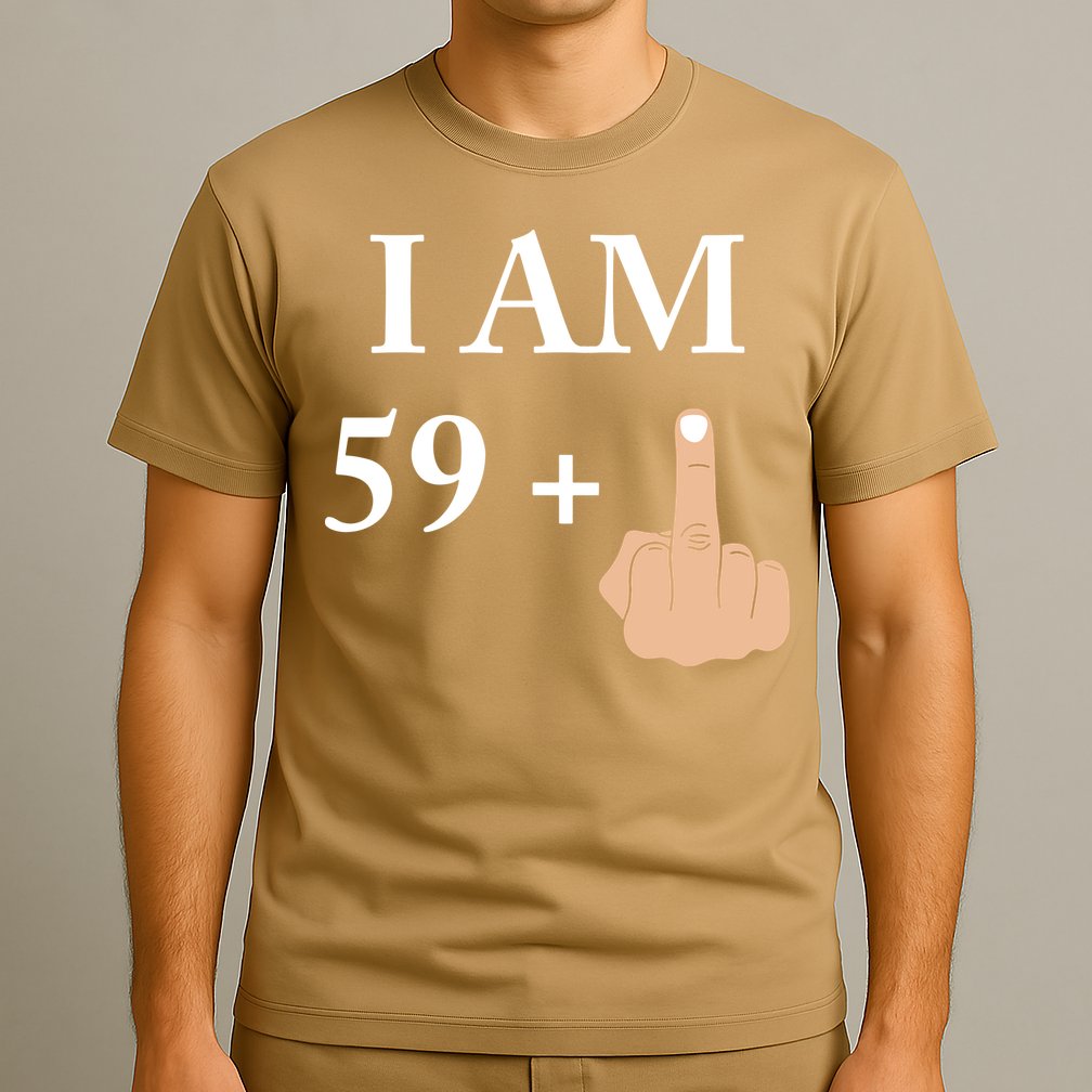 I Am 59 Plus 1 Funny 60th Birthday 1958 1959 T-Shirt