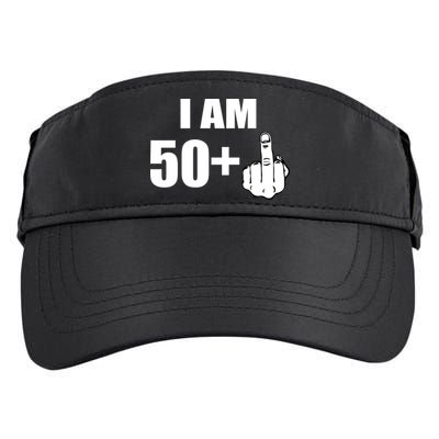 I Am 51 Middle Finger Funny 51st Birthday Adult Drive Performance Visor