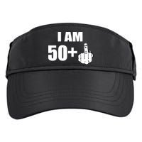 I Am 51 Middle Finger Funny 51st Birthday Adult Drive Performance Visor