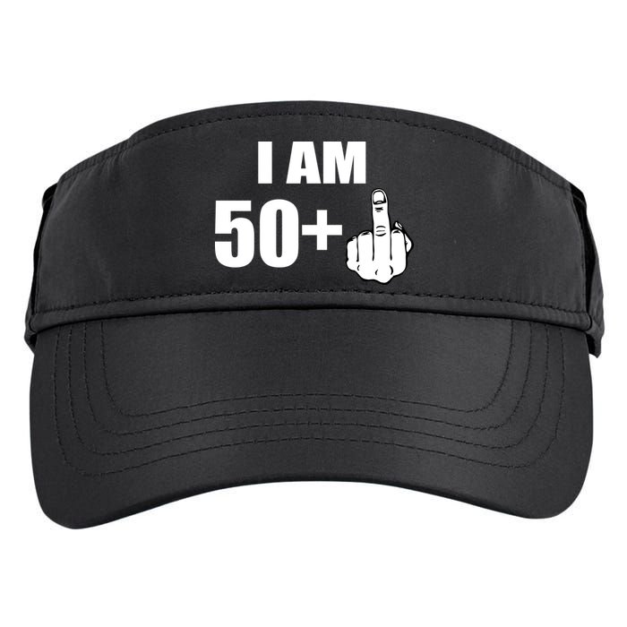 I Am 51 Middle Finger Funny 51st Birthday Adult Drive Performance Visor
