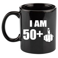 I Am 51 Middle Finger Funny 51st Birthday 11oz C Handle Ceramic Mug