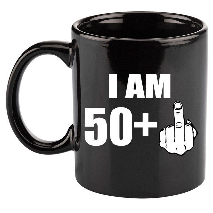 I Am 51 Middle Finger Funny 51st Birthday 11oz C Handle Ceramic Mug