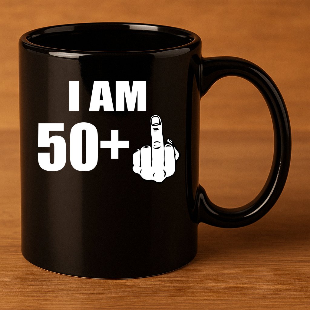 I Am 51 Middle Finger Funny 51st Birthday 11oz C Handle Ceramic Mug