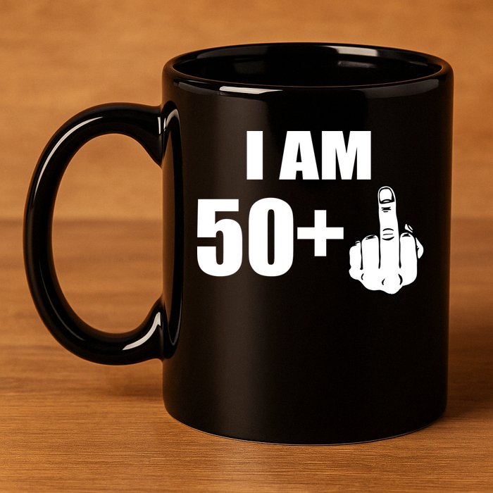 I Am 51 Middle Finger Funny 51st Birthday 11oz C Handle Ceramic Mug