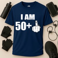 I Am 51 Middle Finger Funny 51st Birthday Cooling Performance Crew T-Shirt