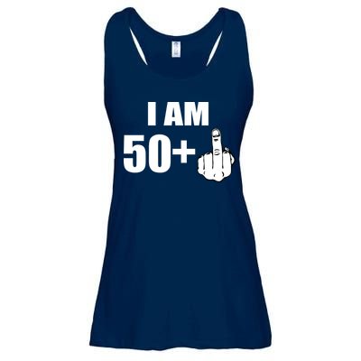 I Am 51 Middle Finger Funny 51st Birthday Ladies Essential Flowy Tank