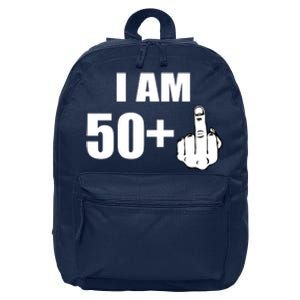 I Am 51 Middle Finger Funny 51st Birthday 16 in Basic Backpack