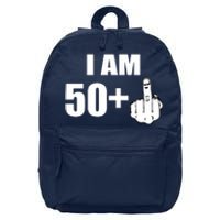 I Am 51 Middle Finger Funny 51st Birthday 16 in Basic Backpack