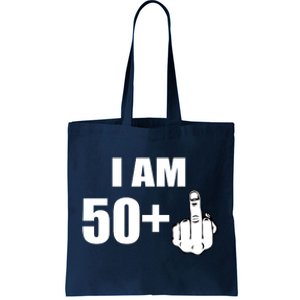 I Am 51 Middle Finger Funny 51st Birthday Tote Bag