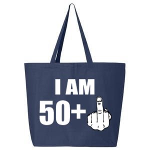 I Am 51 Middle Finger Funny 51st Birthday 25L Jumbo Tote