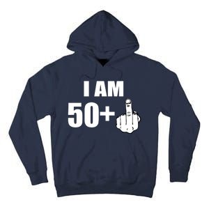 I Am 51 Middle Finger Funny 51st Birthday Tall Hoodie