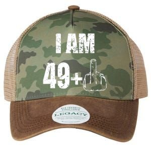 I Am 50, 49 Plus One Funny 50th Birthday 1967 Legacy Tie Dye Trucker Hat