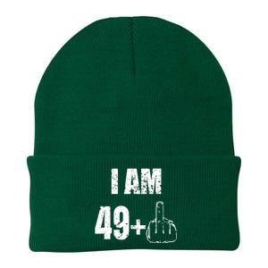 I Am 50, 49 Plus One Funny 50th Birthday 1967 Knit Cap Winter Beanie