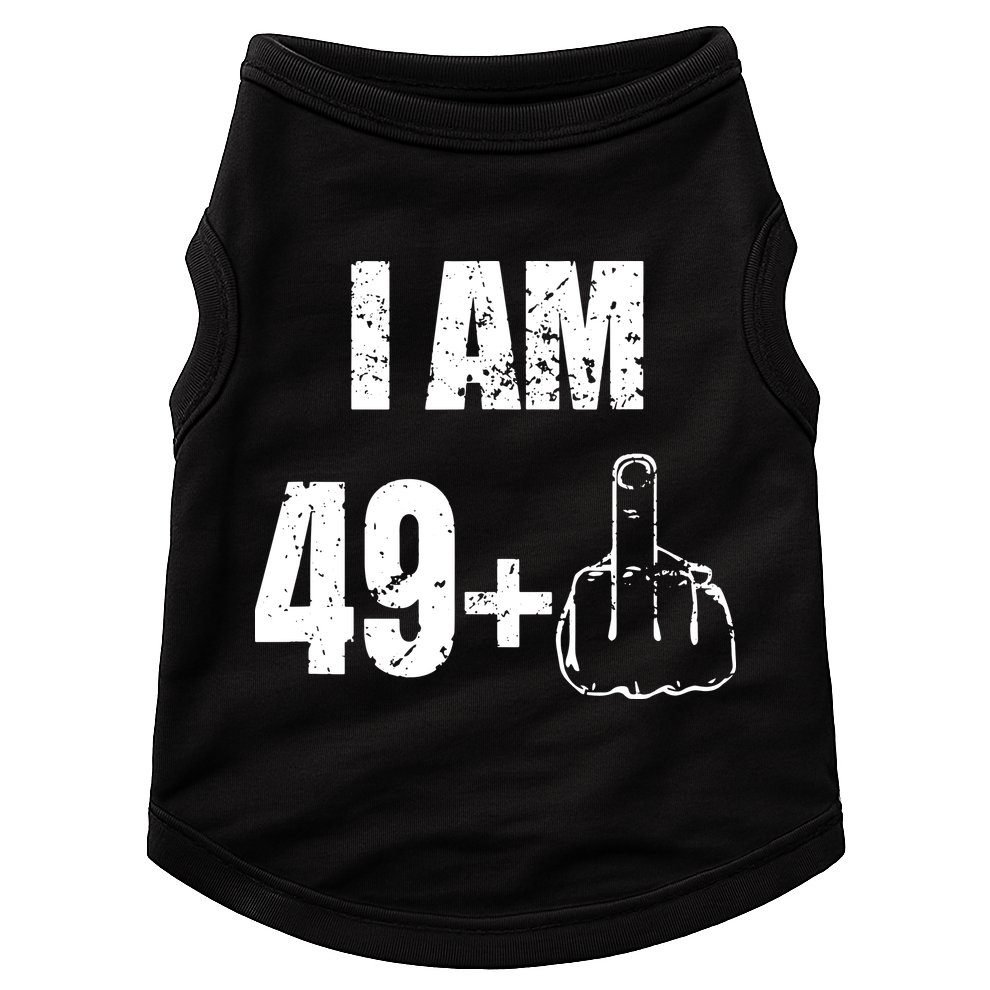 I Am 50, 49 Plus One Funny 50th Birthday 1967 Doggie Tank
