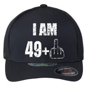 I Am 50, 49 Plus One Funny 50th Birthday 1967 Flexfit Unipanel Trucker Cap