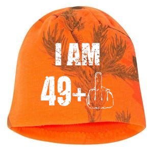 I Am 50, 49 Plus One Funny 50th Birthday 1967 Kati - Camo Knit Beanie