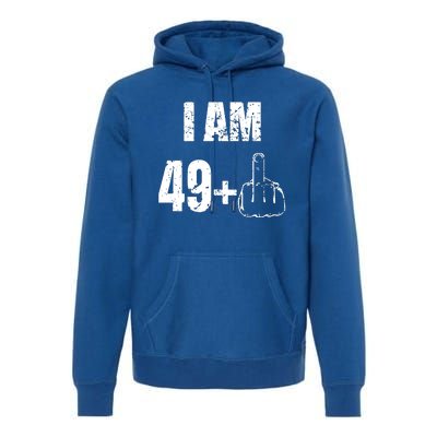 I Am 50, 49 Plus One Funny 50th Birthday 1967 Premium Hoodie