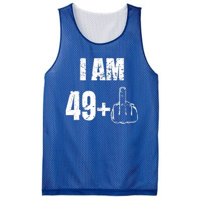 I Am 50, 49 Plus One Funny 50th Birthday 1967 Mesh Reversible Basketball Jersey Tank