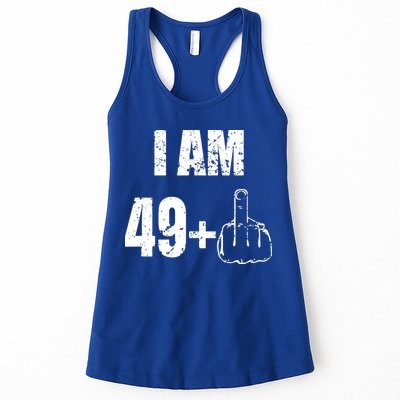 I Am 50, 49 Plus One Funny 50th Birthday 1967 Womens Tank Top