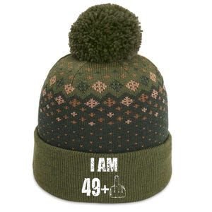 I Am 50, 49 Plus One Funny 50th Birthday 1967 The Baniff Cuffed Pom Beanie