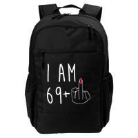 I Am 69 Plus Middle Finger Funny 70th Birthday Backpack