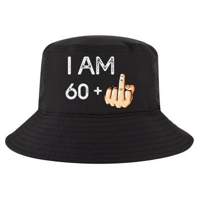 I Am 60 Plus 1 Funny 61st Birthday Gift Born In 1958 Cool Comfort Performance Bucket Hat