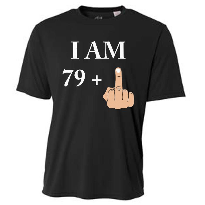 I Am 79 Plus 1 Funny 80th Birthday 1940 1941 Cooling Performance Crew T-Shirt