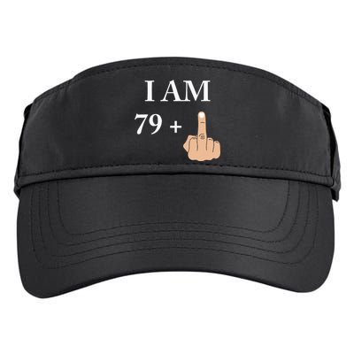 I Am 79 Plus 1 Funny 80th Birthday 1940 1941 Adult Drive Performance Visor