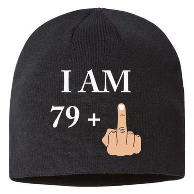 I Am 79 Plus 1 Funny 80th Birthday 1940 1941 Sustainable Beanie