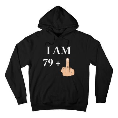 I Am 79 Plus 1 Funny 80th Birthday 1940 1941 Tall Hoodie