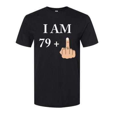 I Am 79 Plus 1 Funny 80th Birthday 1940 1941 Softstyle® CVC T-Shirt