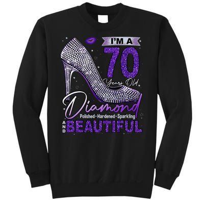 IM A 70 Years Old Diamond 70 And Fabulous Birthday Sweatshirt