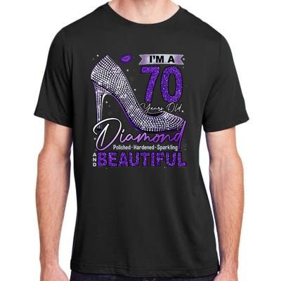 IM A 70 Years Old Diamond 70 And Fabulous Birthday Adult ChromaSoft Performance T-Shirt